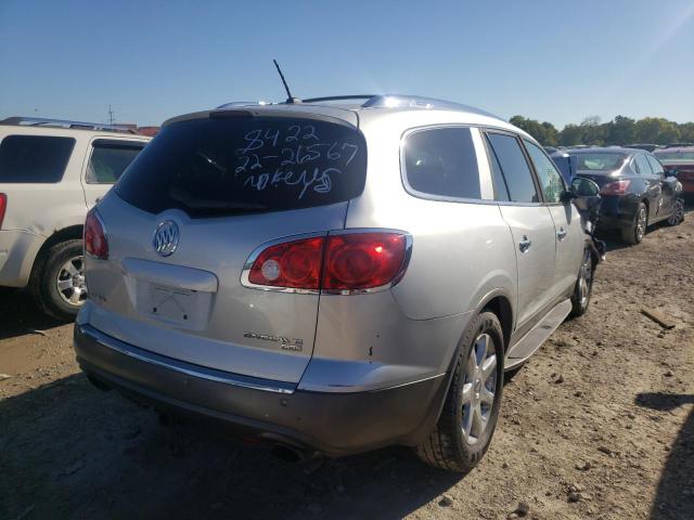 5GAER23D69J134512 - 2009 BUICK ENCLAVE CXL SILVER photo 4