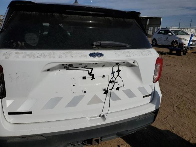 1FM5K8AWXMNA19354 - 2021 FORD EXPLORER POLICE INTERCEPTOR 白色 照片 6