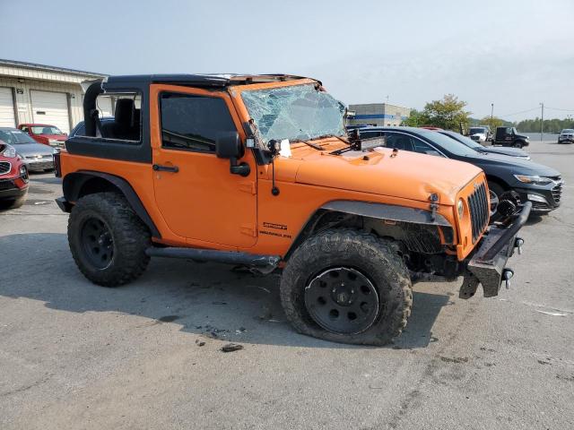 1C4AJWAGXCL187041 - 2012 JEEP WRANGLER SPORT 橙色 照片 4