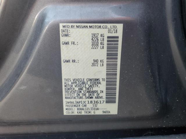 1N4AL3AP1JC183617 - 2018 NISSAN ALTIMA 2.5 Boz foto 13