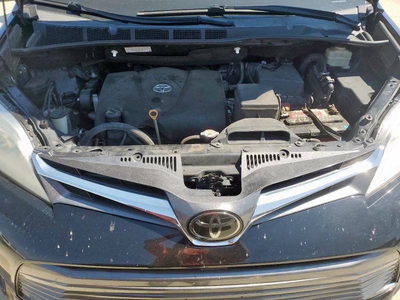 5TDYZ3DC0JS963610 - 2018 TOYOTA SIENNA XLE Schwarz Foto 12