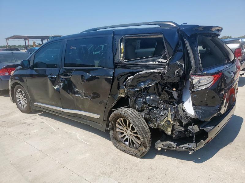 5TDYZ3DC0JS963610 - 2018 TOYOTA SIENNA XLE Schwarz Foto 2