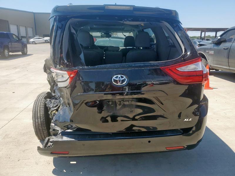 5TDYZ3DC0JS963610 - 2018 TOYOTA SIENNA XLE Schwarz Foto 6