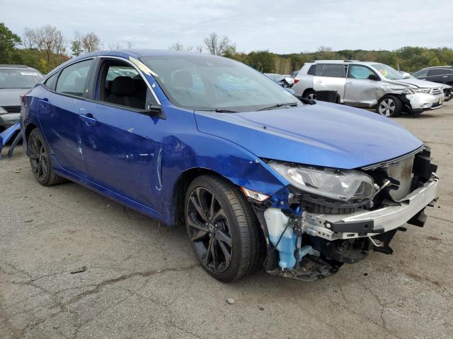 2HGFC2F8XKH602916 - 2019 HONDA CIVIC SPORT 蓝色 照片 4