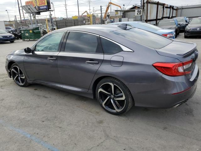 1HGCV1F35KA013668 - 2019 HONDA ACCORD SPORT GRAY photo 2