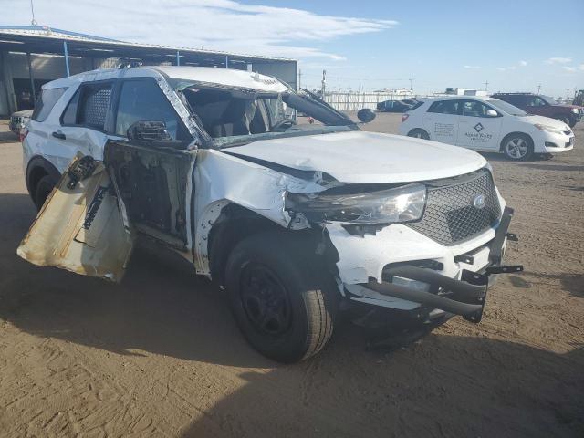 1FM5K8AW8LGC62969 - 2020 FORD EXPLORER POLICE INTERCEPTOR თეთრი ფოტო 4