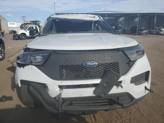 1FM5K8AW8LGC62969 - 2020 FORD EXPLORER POLICE INTERCEPTOR თეთრი ფოტო 5