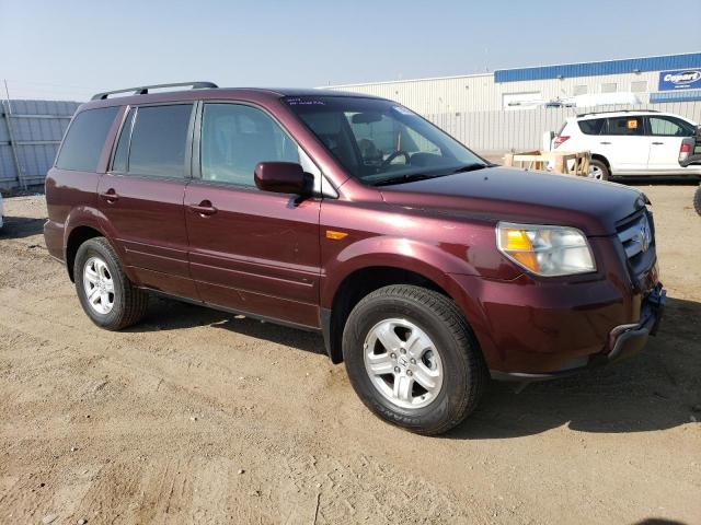 5FNYF28218B011394 - 2008 HONDA PILOT VP BURGUNDY photo 4