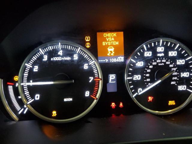 19UUB1F37GA002207 - 2016 ACURA TLX გრაფიტი ფოტო 9