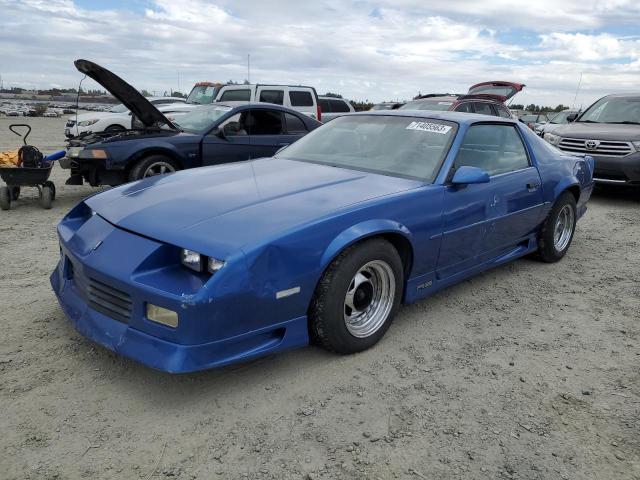 1G1FP23E1ML111405 - 1991 CHEVROLET CAMARO RS BLUE photo 1