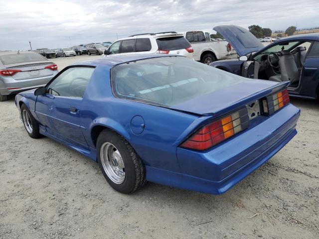 1G1FP23E1ML111405 - 1991 CHEVROLET CAMARO RS BLUE photo 2