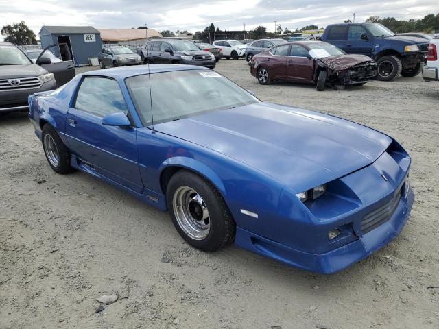 1G1FP23E1ML111405 - 1991 CHEVROLET CAMARO RS BLUE photo 4