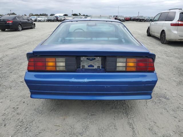 1G1FP23E1ML111405 - 1991 CHEVROLET CAMARO RS BLUE photo 6