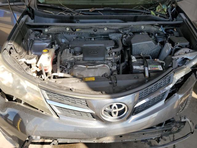 JTMRFREV2DD006783 - 2013 TOYOTA RAV4 XLE GRAY photo 12