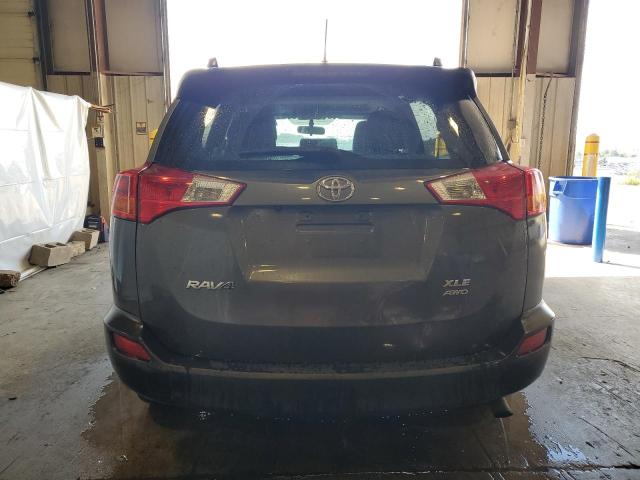 JTMRFREV2DD006783 - 2013 TOYOTA RAV4 XLE GRAY photo 6