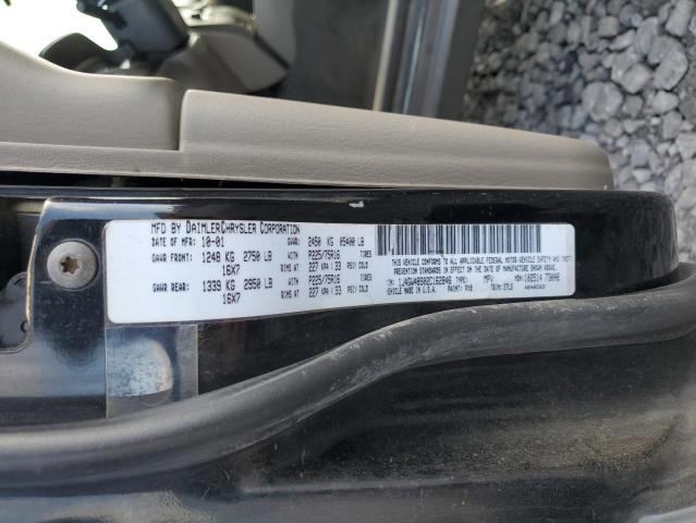 1J4GW48S02C162846 - 2002 JEEP GRAND CHER LAREDO Սև լուսանկար 13