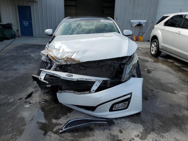 5XXGN4A71FG516524 - 2015 KIA OPTIMA EX WHITE photo 5