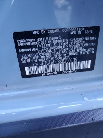 JF2GTAEC3K8290139 - 2019 SUBARU CROSSTREK PREMIUM BLUE photo 12