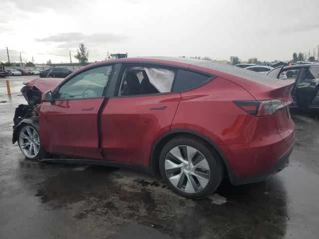 7SAYGDEE2RA256441 - 2024 TESLA MODEL Y Czerwony zdjęcie 2