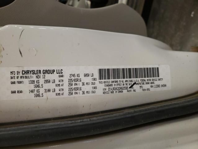 2C4JRGAG3DR622585 - 2013 RAM TRADESMAN 白色 照片 13