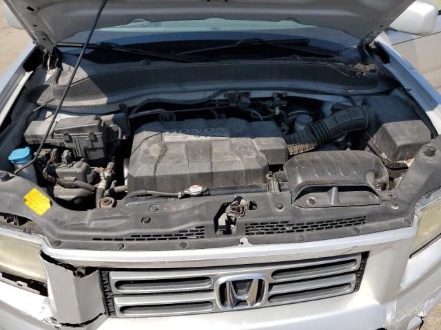 2HJYK16528H510004 - 2008 HONDA RIDGELINE RTL SILVER photo 11