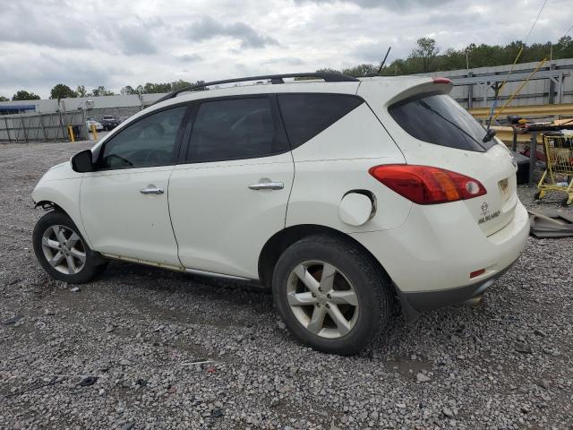 JN8AZ18U49W024601 - 2009 NISSAN MURANO S WHITE photo 2