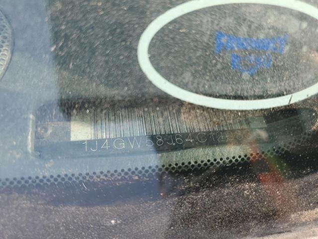 1J4GW58J64C120830 - 2004 JEEP GRAND CHEROKEE LIMITED GRAY photo 12