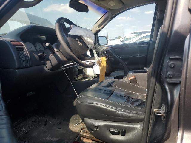 1J4GW58J64C120830 - 2004 JEEP GRAND CHEROKEE LIMITED GRAY photo 7