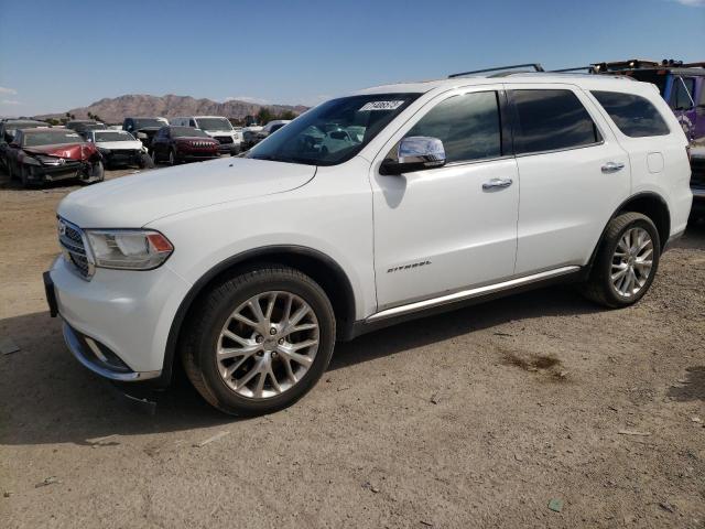 1C4SDJET5EC296046 - 2014 DODGE DURANGO CITADEL WHITE photo 1