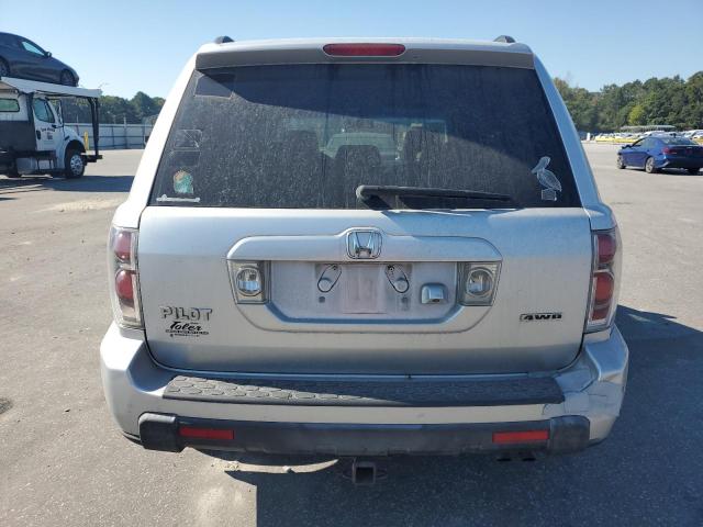 5FNYF18738B012228 - 2008 HONDA PILOT EXL SILVER photo 6