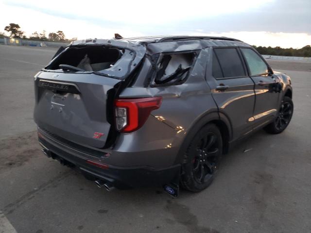 1FM5K8GC1NGB02836 - 2022 FORD EXPLORER ST GRAY photo 3