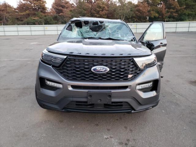 1FM5K8GC1NGB02836 - 2022 FORD EXPLORER ST GRAY photo 5