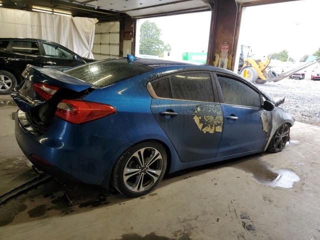 KNAFZ4A82F5262624 - 2015 KIA FORTE EX 蓝色 照片 3