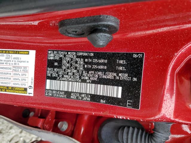 JTJGARBZ5M5031956 - 2021 LEXUS NX 300 BASE Qırmızı foto 12