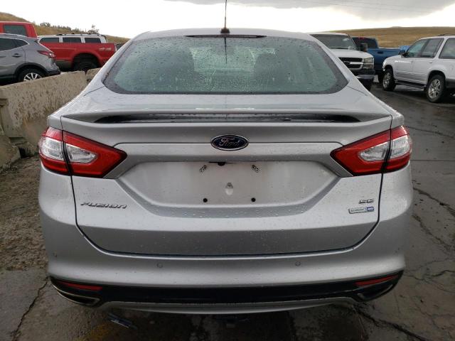 3FA6P0T92GR251134 - 2016 FORD FUSION SE SILVER photo 6