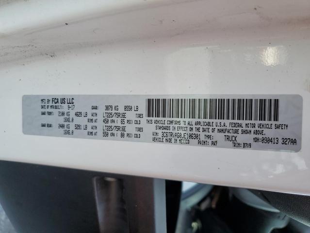 3C6TRVAG0JE106301 - 2018 RAM PROMASTER 1500 STANDARD Белый фото 13