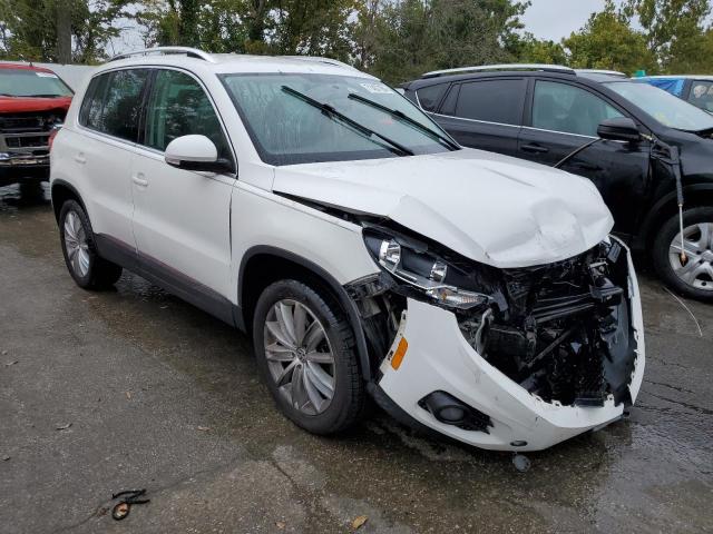 WVGBV7AX5CW608432 - 2012 VOLKSWAGEN TIGUAN S WHITE photo 4