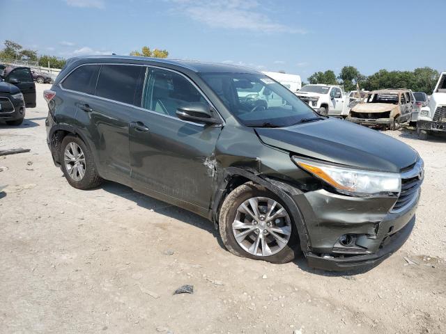 5TDJKRFH1FS197945 - 2015 TOYOTA HIGHLANDER XLE მწვანე ფოტო 4