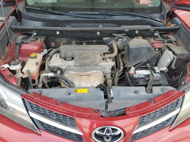 2T3WFREV3DW066285 - 2013 TOYOTA RAV4 XLE RED photo 11