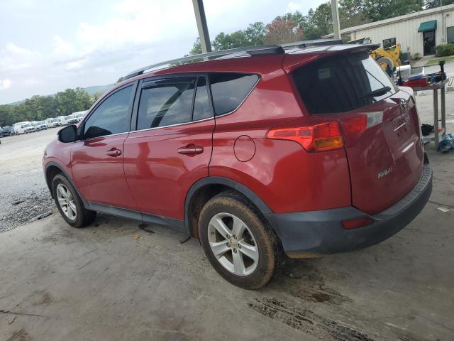 2T3WFREV3DW066285 - 2013 TOYOTA RAV4 XLE RED photo 2