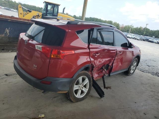 2T3WFREV3DW066285 - 2013 TOYOTA RAV4 XLE RED photo 3