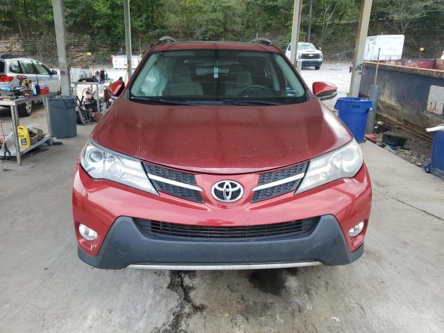 2T3WFREV3DW066285 - 2013 TOYOTA RAV4 XLE RED photo 5