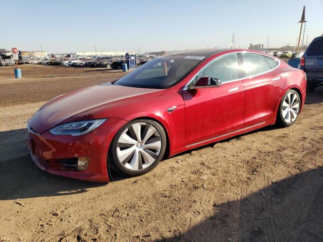 5YJSA1E23LF381905 - 2020 TESLA MODEL S Կարմիր լուսանկար 1