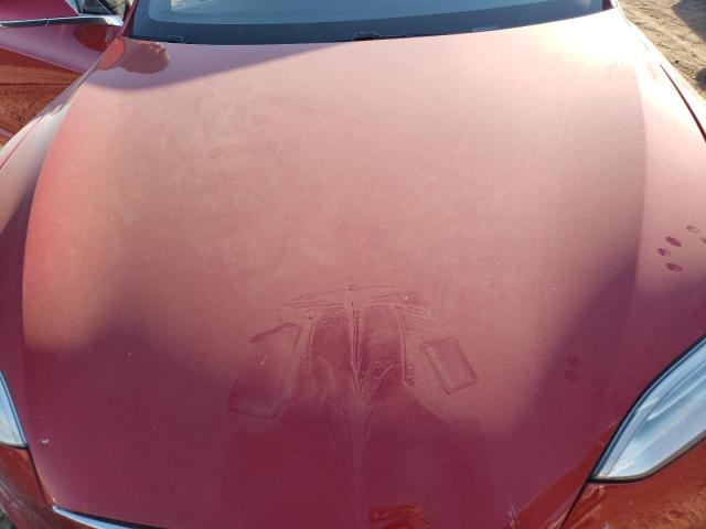 5YJSA1E23LF381905 - 2020 TESLA MODEL S Կարմիր լուսանկար 11