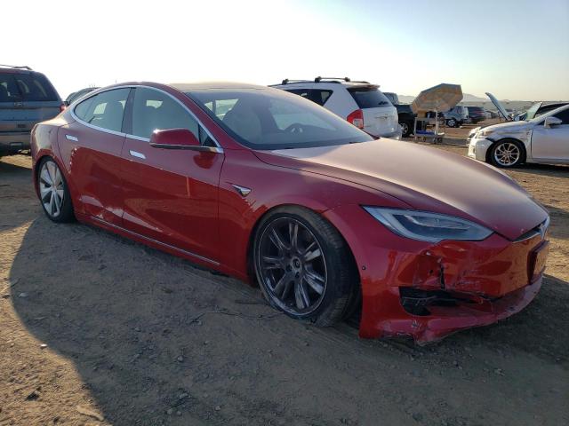 5YJSA1E23LF381905 - 2020 TESLA MODEL S Կարմիր լուսանկար 4