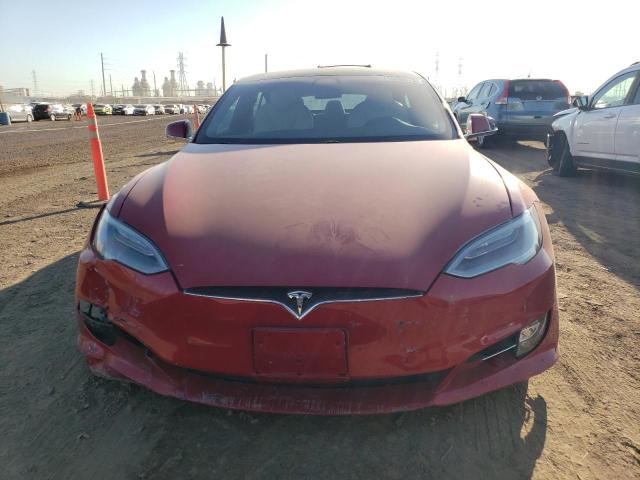 5YJSA1E23LF381905 - 2020 TESLA MODEL S Կարմիր լուսանկար 5