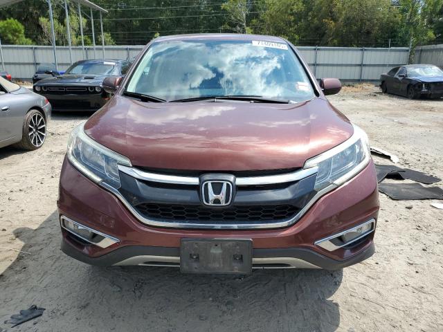 2HKRM4H52FH706725 - 2015 HONDA CR-V EX BURGUNDY photo 5
