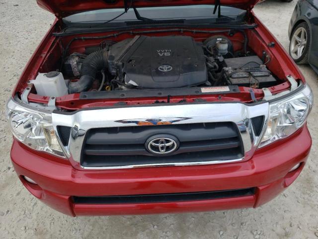 5TEUU4EN3AZ684237 - 2010 TOYOTA TACOMA ACCESS CAB წითელი ფოტო 11