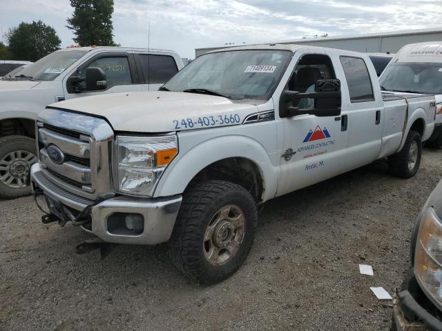 1FT8W3BT2EEA62777 - 2014 FORD F350 SUPER DUTY WHITE photo 1