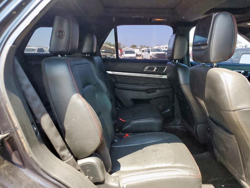 1FM5K8GT6HGA99386 - 2017 FORD EXPLORER SPORT Schwarz Foto 11